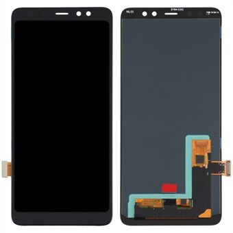 OLED-skjerm og digitaliseringsdel (OLED-utførelse, mindre størrelse) for Samsung Galaxy A8 + (2018) A730