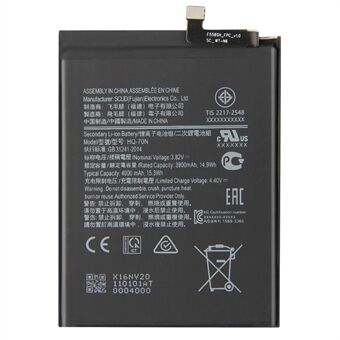 For Samsung Galaxy A11 (EU Version) / (US Version) 3.82V 3900mAh Rechargeable Li-ion Polymer Battery (Encode: HQ-70N) (without Logo)