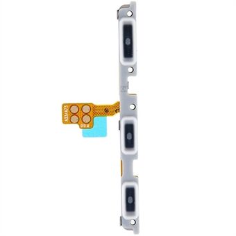 For Samsung Galaxy A73 5G A736 / A33 5G OEM strøm- og volumknapper Erstatningsdel for fleksibel kabel (uten logo)