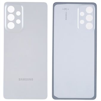 For Samsung Galaxy A73 5G A736 OEM plastbatterihus, erstatning av bakdeksel - svart