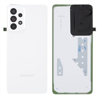 For Samsung Galaxy A73 5G A736 OEM batterihus med selvklebende klistremerke + kameralinsedeksel