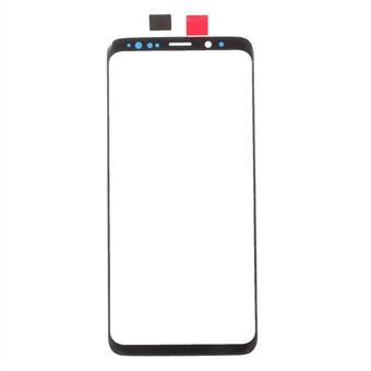For Samsung Galaxy S9 SM-G960 Front Screen Glass Linse Erstatningsdel - Svart