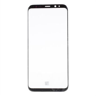 For Samsung Galaxy S8 Plus G955 Front Screen Glass Linse Erstatningsdel - Svart