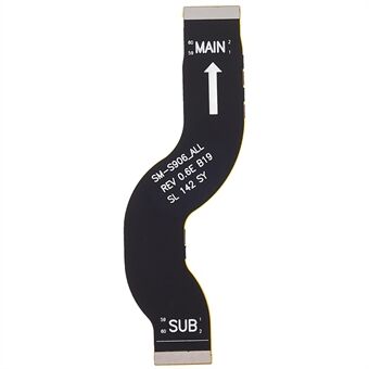 For Samsung Galaxy S22 + 5G S906 Hovedkort Dock Connector Flex-kabel erstatning (uten logo)