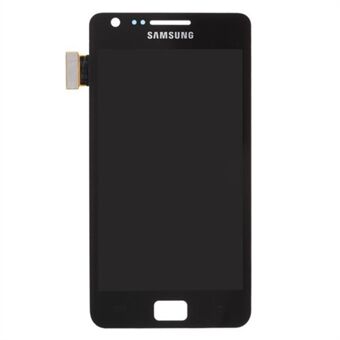 For Samsung I9100 Galaxy S II / 2 Touch Screen Digitizer LCD Display Montering - Svart