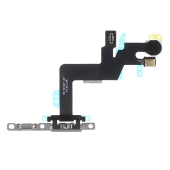 OEM strømbryterknapp fleksibel kabel med metallplate for iPhone 6s Plus 5,5 tommer