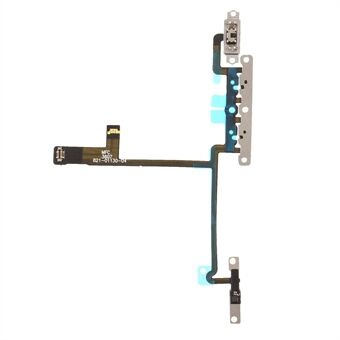 Volumknapp Flex-kabel Reservedel med metallplate for iPhone X