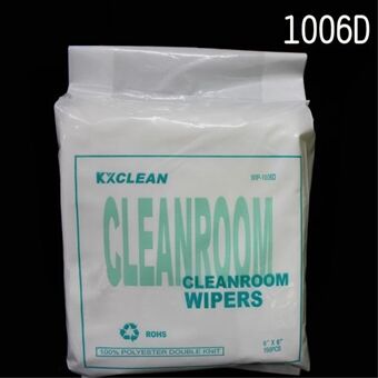 1006D Polyester Cleanroom Anti-statiske Vindusviskere Tørkeklut 150 stk / pakke