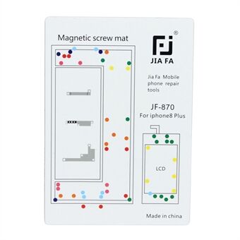 JF-870 magnetisk skrupute Reparasjonsverktøy for mobiltelefon for iPhone 8 Plus