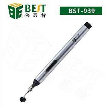 BEST-939 Vacuum Suction Pen IC Absorb Chip Tool Enkel henting med 3 sugehoder