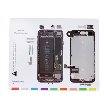 For iPhone 7 4.7 Profesjonelt magnetisk skrumatte-reparasjonsverktøy