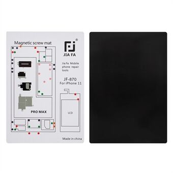 JF-870 Magnetisk skruematte Skrueorganiseringspute for iPhone 11 Pro Max