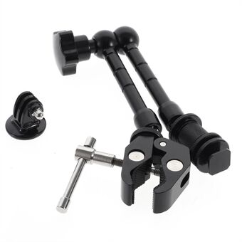11 tommer Magic Friction Arm + Super Clamp Claws Clip + Adapter for kamera videokamera / LCD / LED-lys / DSLR-rigg