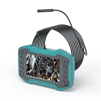 INSKAM 452-2 IP67 vanntett 4,5-tommers IPS HD-skjerm Industrielt endoskop med dobbel linse med 6-LED-lyskamera videoopptaker (5m hard ledning)