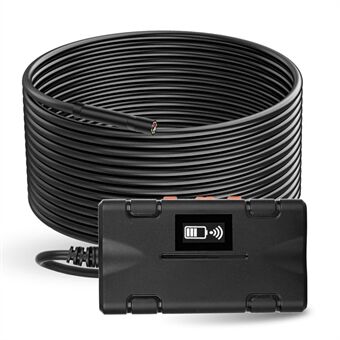F270 10 m hardtråd 8 mm linse WiFi vanntett industriendoskop Dimbar 8-LED kloakkboreskop rørinspeksjonskamera