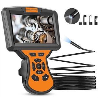 M50 2m Hard Wire 8mm Len Endoscope Camera 5" IPS Industrial Borescope med 6 LED-lys