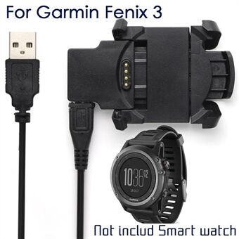 Smart Watch-ladeklipsdokking med USB-kabel for Garmin Fenix 3