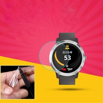 D35MM Anti-Explosion Full Coverage Soft TPU Watch Screen Protector Film for Garmin Vivoactive 3 Trainer