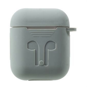 Silikonbeskyttende støtsikkert dekselholder med antitapet wiretau til Apple AirPods med ladetaske (2016)