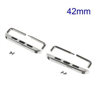 Erstatning Metal Band Axle Connector Clasp for Apple Watch Series 5 4 44mm / Series 3/2/1 42mm
