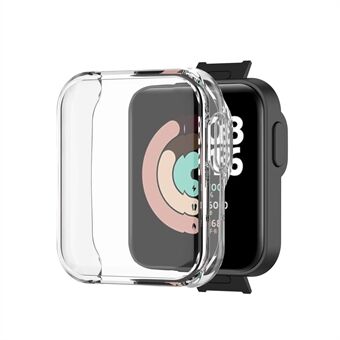 Transparent hel dekning galvanisering TPU Smart Watch beskyttelsesveske til Xiaomi Mi Watch Lite / Redmi Watch