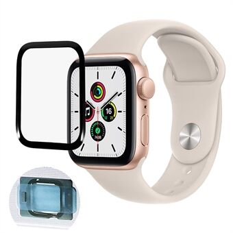 Full-dekning skjermbeskytter for Apple Watch Series 7 41mm, Scratch PMMA-film med installasjonsverktøy