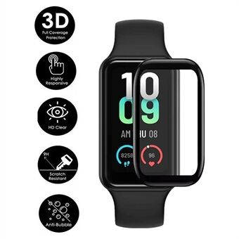 For Huami Amazfit Band 7 1Pc 3D Watch Screen Protector Black Edge PET+PPT Anti- Scratch film