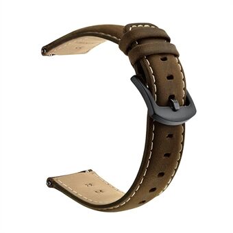 22mm ekte skinn Smart watchband stropp erstatning for Samsung Gear S3 Classic/ Gear S3 Frontier