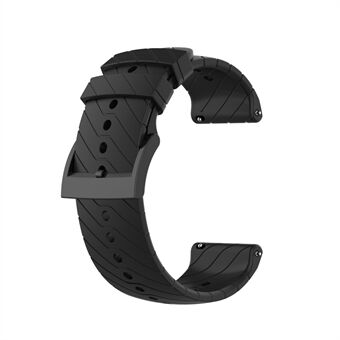 24 mm Smart klokkerem i silikon for Suunto 9, utskifting av justerbar håndleddsrem