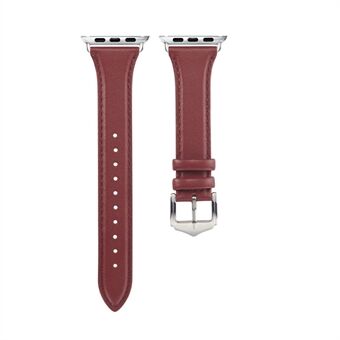 Ekte skinn Smart Watch Band Strap Replacement for Apple Watch Series 6 / SE / 5/4 40mm / Series 3/2/1 38mm