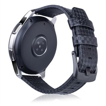 22mm karbonfibertekstur PU lær Smart klokkerem for Huawei Watch GT2e / GT2 46mm