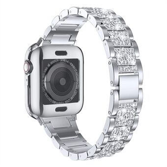 Aluminiumslegering klokkerem Tilbehør Rhinestone Decor for Apple Watch Series 6 SE 5 4 40mm / Series 3/2/1 38mm