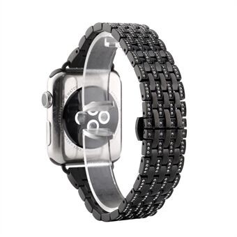 Armbåndsur i aluminiumslegering Rhinestone Decor for Apple Watch Series 6 SE 5 4 44mm / Series 3/2/1 42mm