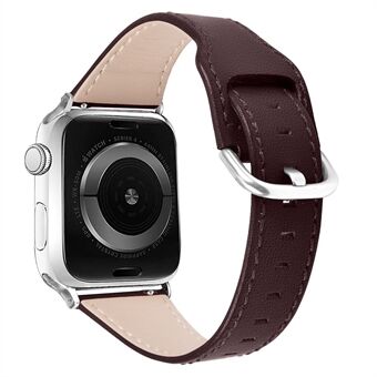 Ekte skinnurbånd til Apple Watch Series 6 / SE / 5/4 40mm / Series 3/2/1 Watch 38mm