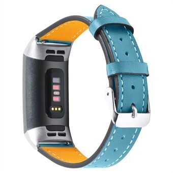 Ekte skinn Coated Smart Watch Band for Fitbit Charge 4/3