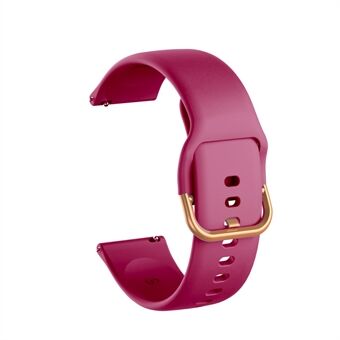 20 mm klokkerem i silikon med rosa gullspenne til Samsung Galaxy Watch Active2