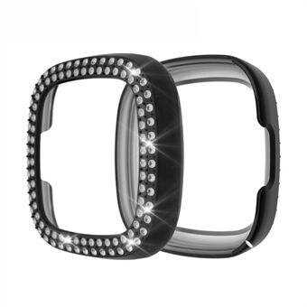 To-rads Rhinestone Decor TPU Watch Cover for Fitbit Versa 3 / Sense