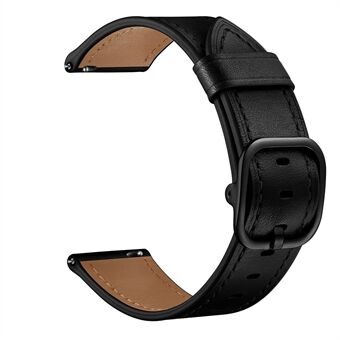 22mm ekte skinnurskifte til Huawei Watch GT2e / Samsung Galaxy Watch3 45mm etc.