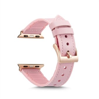 22mm PU Leather Coated TPU Watch Band for Apple Watch Series 1/2/3 38mm / Apple Watch Series 4 40mm