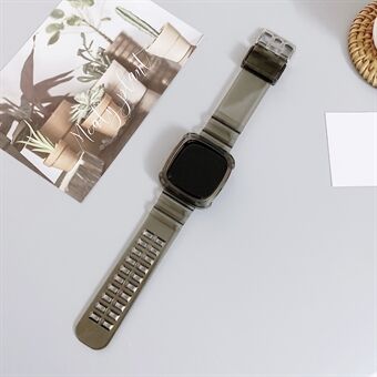Metal Buckle TPU Watch Band for Fitbit Versa 3