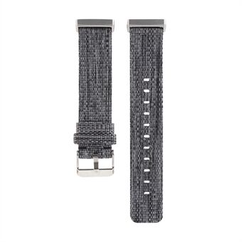Canvas Watch Band Strap with Buckle for Fitbit Versa 3