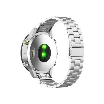 Tre perler rustfritt Steel erstatnings armbåndsur til Garmin Fenix 6 - sølv