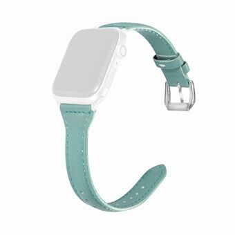Leather Watchband Strap with Buckle for Apple Watch Series 4/5/6 / SE 44mm / Apple Watch Series 1/2/3 42mm