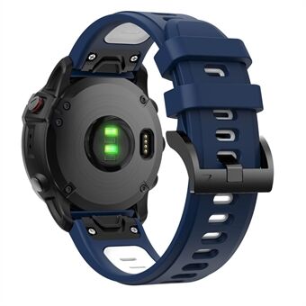 Tofarget justerbart Quick silikon Smart Watch-armbånd håndleddsstropp til Garmin Fenix 6