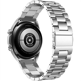 JLT 22 mm tre perler rustfritt Steel klokkebånd Metal Heavy Watch Flat armbånd Rem for Samsung Galaxy Watch3 45 mm