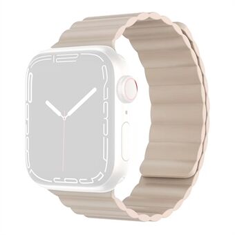 MUTURAL Modi-serien Svettetett silikonklokkebånd Justerbar magnetisk håndleddsrem for Apple Watch Series 7 41 mm / 6/5/4 / SE 40 mm / 3/2/1 38 mm