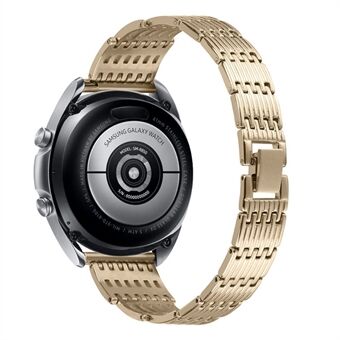 22 mm Hollow Design Rhinestone Smart Watch Rem Replacement Band for Samsung Galaxy Watch3 45mm / Galaxy Watch 46mm