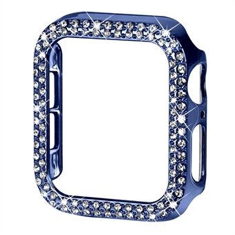 Rhinestone Decor Smart Watch Frame Case Hard PC Protective Cover for Apple Watch Series 3/2/1 38mm - Multi