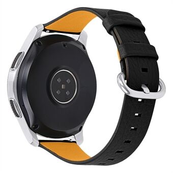 Litchi Texture topplag kuskinn klokkerem for Samsung Galaxy Watch 46mm / Watch3 45mm