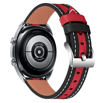 For Garmin Vivomove Style / GarminMove Style Kuskinn Fargeskjøting Håndleddsrem Justerbar Smart Watch Band (20 mm)